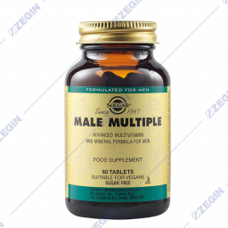 SOLGAR MALE MULTIPLE multikompleks multivitamini mazi vitamini