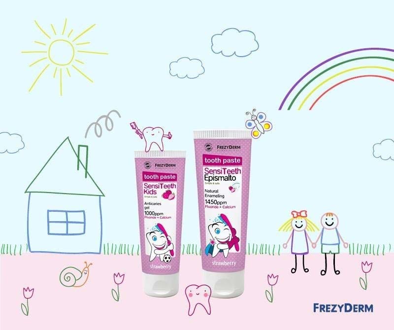 Frezyderm Sensi Teeth Kids Toothpaste 1000 and 1450 ppm