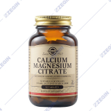 SOLGAR CALCIUM MAGNESIUM CITRATE magnezium kalcium