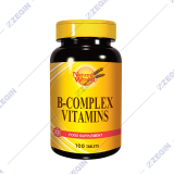 natural wealth b-complex food suplement 100 tablets b kompleks vitamini