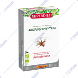 SUPERDIET Harpagophytum, bio, Articulation, organic, joint 20 ampules organska gavolska kanga