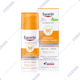 Eucerin 66872 SUN Protection Pigment Control Tinted Hyperpigmentation Face Sun Gel-Cream Light SPF 50+, 50ml nijansiran krem gel za lice za zastita od sonce ,hiperpigmentacija