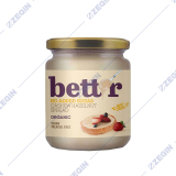 Smart Organic Bett'r Cashew Heazelnut Spread with No Added Sugar 250g organski bel namaz od indiski orev i lesnik bez seker
