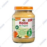 HOLLE Bio Organic Pumpkin, Zucchini & Potatoes Organska kasa so tikva, tikvicki i kompiri