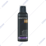 Gerovital Men Total Control Deodorant Antiperspirant dezodorans antiperspirant za mazi