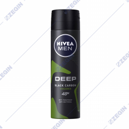 Nivea Men Deep Black Carbon Amazonia Antiperspirant Deodorant dezodorans