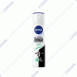 NIVEA Black & White Invisible Fresh+Antibacterial, 48h antibakteriski antiperspirant dezodorans