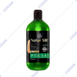 natur silk 2 in 1 shampoo&conditioner / sampon i regenerator
