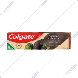 Colgate natural extract charcoal + mint 75ml kolgejt pasta za zabi jaglen