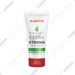 Subrina 4 extra strong styling hair gel ekstra silen gel  za kosa