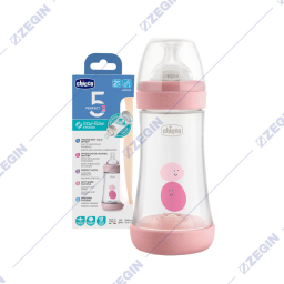 chicco CHICCO PERFECT 5  intui flow system 240 ml pink anti colic effect rozovo rozevo sise shise anti kolik