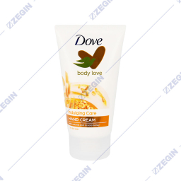 dove body love indulging care hand cream with oat milk and acacia honey for dry skin