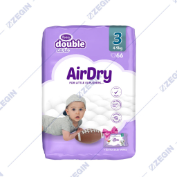 violeta double care junior air dry 3, 66 pcs, 4-9kg peleni 