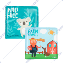 CANPOL babies 2_083 Soft playbook with squeaker, wild & free koala, farm animals muzicka kniga za deca bebinja