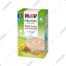 HIPP ORGANIC Baby cereal Multi Grain With Buckwheat multiceralija so helda organska zitna kasa