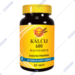 Natural Wealth Calcium 600 +Vitamin D kalcium 