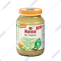 holle Bio Organic baby jar potatoes, peas and zucchini 190 g