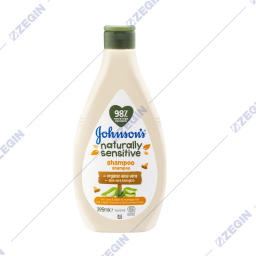 JOHNSON'S Naturally sensitive shampoo 395 ml sampon shampon