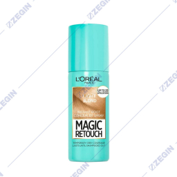 L'Oréal Magic Retouch Instant Root Concealer Spray, Ideal for Touching Up Grey Root Regrowth, 75 ml, Colour Light Blond sprej za kosa 