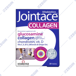 Vitabiotics Jointace Collagen glucosamine chondroitin vitamin D, C, E, B12, minerals & ginger glukozamin hondroitin vitamin mineral kolagen