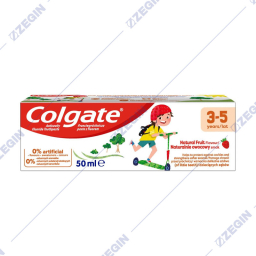 colgate toothpaste 3-5 years natural fruit pasta za zabi za deca 