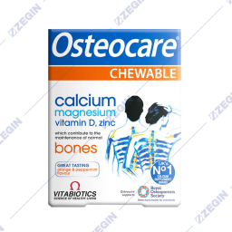 vitabiotics osteocare original calcium, magnesium, vitamin d, zinc tableti za gvakanje kalcium, magnezium, vitamin d, cink