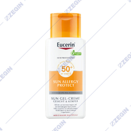 Eucerin 63944 SUN Protection Allergy Protect Sun gel-cream SPF 50+, 150ml krem gel za zastita od sonce so spf 50 za telo za koza sklona kon alergii