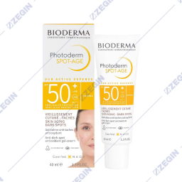 bioderma photoderm SPOT AGE 50+ anti dark spots antioxidant gel cream 40 ml invisible antioksidativna zastita od sonce protiv temni damki i brcki