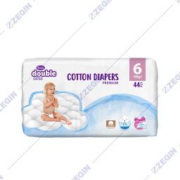 violeta double care cotton diapers premium 6, 16+kg, 44pcs peleni za bebe