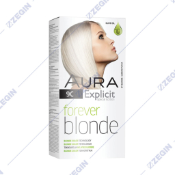 AURA Explicit Forever blonde 9C icy blonde farba za koa plava