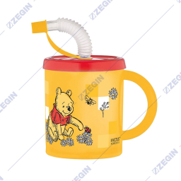 Disney 5339 Winnie The Pooh cup with straw 210 ml vini pu casa so cevka