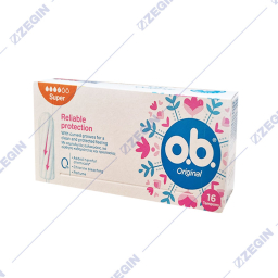 ob original reliable protection 16 super tampons
