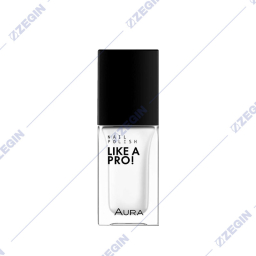 AURA Like A Pro! Nail Polish 100 Bright White 9.5 ml svetlo bela boja lak za nokti
