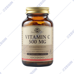 SOLGAR Vitamin C 500 mg 100 vegetable capsules rastitelni kapsuli