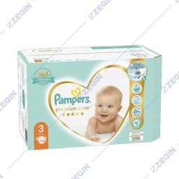 pampers premium care diapers 3, 120 pcs peleni za bebinja