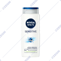 Nivea Men Sensitive 3 in 1, Shower Gel 500 ml gel za tusiranje za mazi