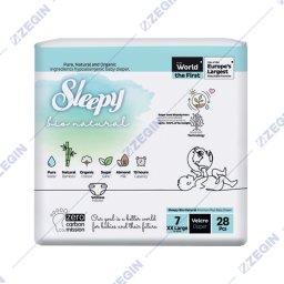 Sleepy bio natural diapers 7 XXL peleni za bebinja