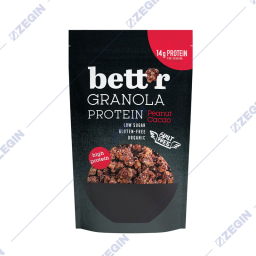 Smart Organic Bett'r Granola Protein Peanut Cacao 300 g organska granola so kikiriki i kakao
