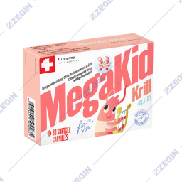 4u pharma Megakid Krill+GLA+D3 krilovo maslo za deca
