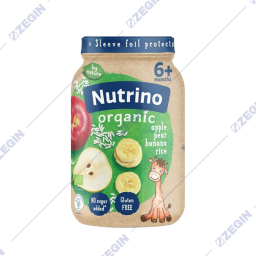 Nutrino Organic Apple, Pear, Banana, Rice organska kasa so jabolko, banana, krusa i oriz