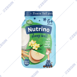 Nutrino Sleep Well, Milk, Apple, Cereal, Vanilla Kasa so mleko, jabolko, ceralii, zitarki, vanila