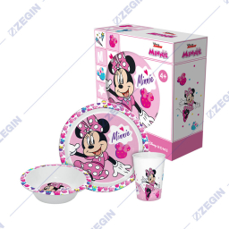 Disney Minnie Mouse Dinner (breakfast) set Mini set za jadenje za devojcinja, deca