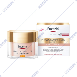 EUCERIN Hyaluron-Filler + Elasticity Rose day cream for all skin tipes 63803 roze krem za lice
