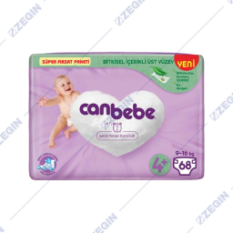 Canbebe 4+, 9-16 kg, 68 pcs peleni za deca i bebinja, diapers