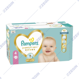 pampers premium care diapers 4, 104 pcs peleni za bebinja 