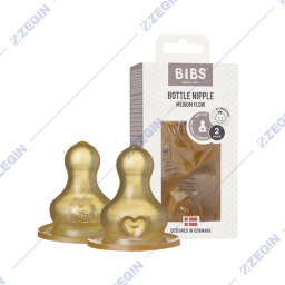 Bibs Bottle Nipple Medium Flow 2 pack cucli za sisinja