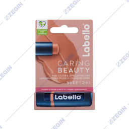 Labello Caring Beauty Nude 2 in 1 Lip Balm labelo balsam za usni