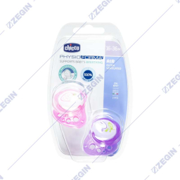 CHICCO Physio Forma Orthodontic, Baby Soother Air Extra Ventilated, 16-36m, 2 pcs pink cucla lazalka