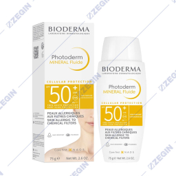 bioderma photoderm mineral fluide spf 50+ non parfume unfragranced