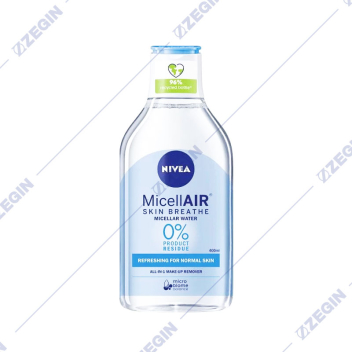NIVEA micellar water skin breathe 0% product residue refreshing for normal skin / miselarna voda, micellair